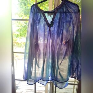 Sheer blouse by Shenanigans Woman 3xl.